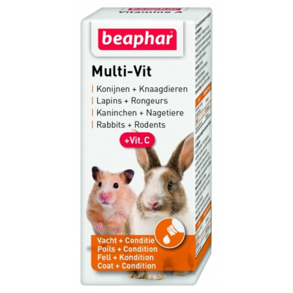Beaphar Multi-Vit Liquid Small Animals Supplement 20ml