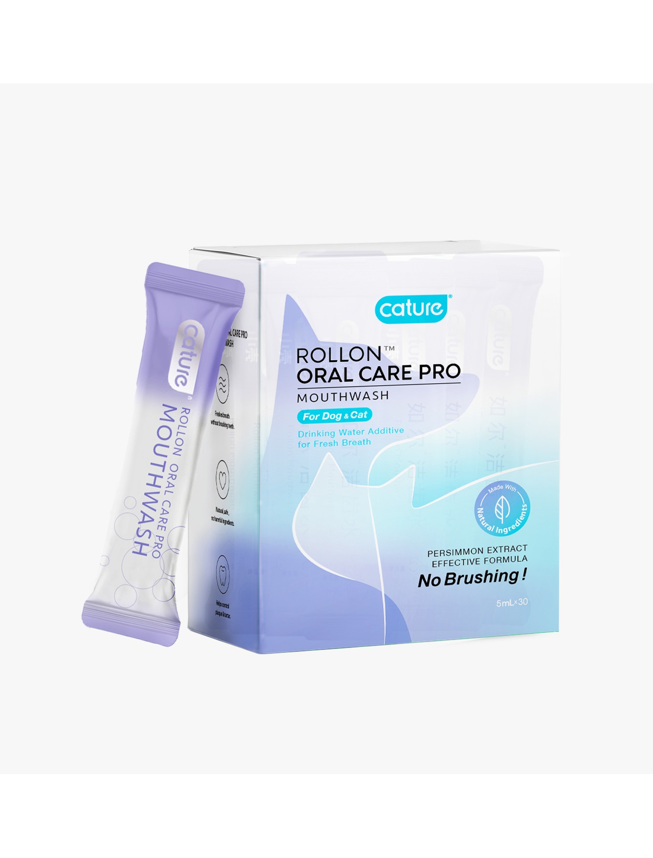 Cature Fresh Breath Mouthwash in Case