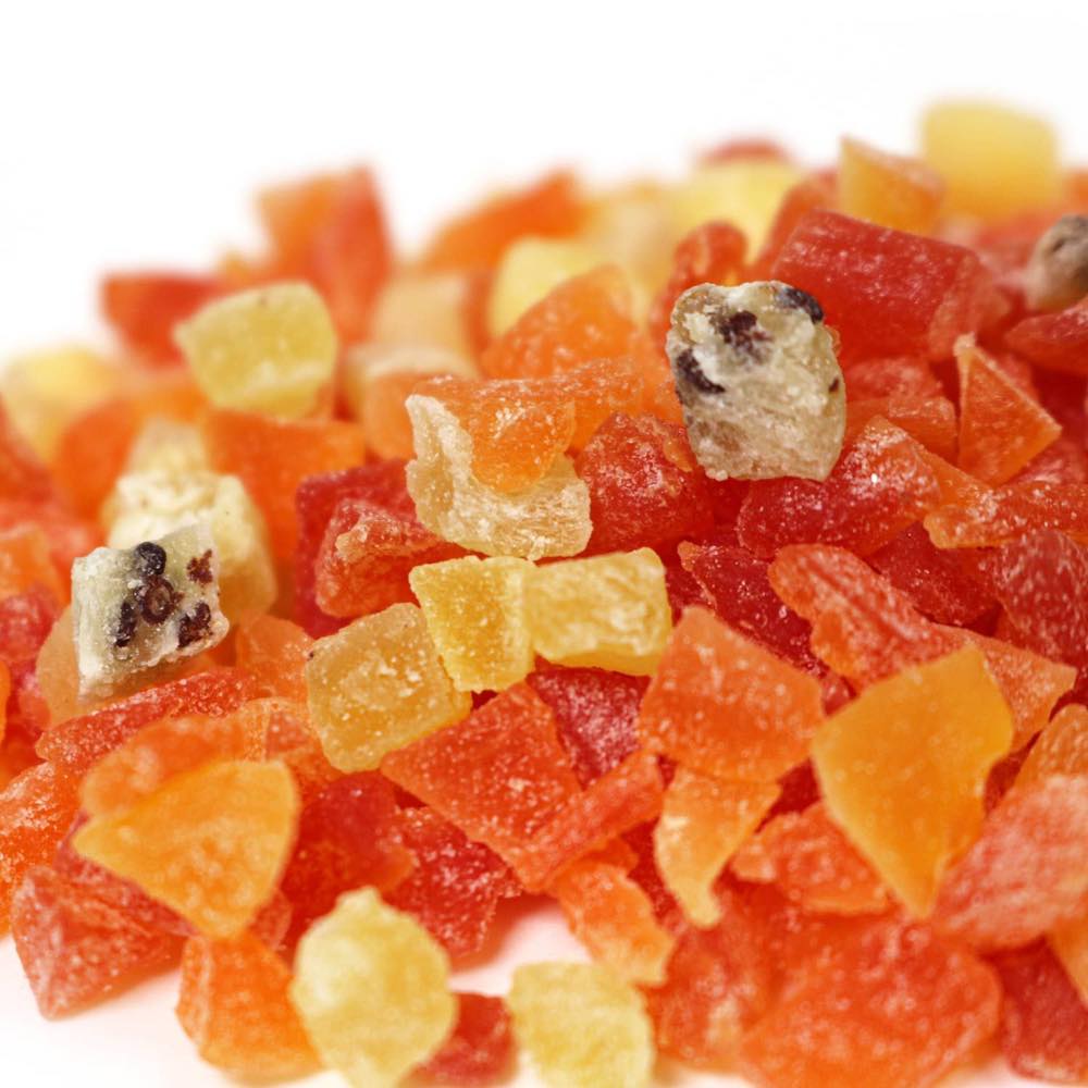 "Animan Dried Apple, Kiwi & Papaya Fruit Small Animal Treats 100g"