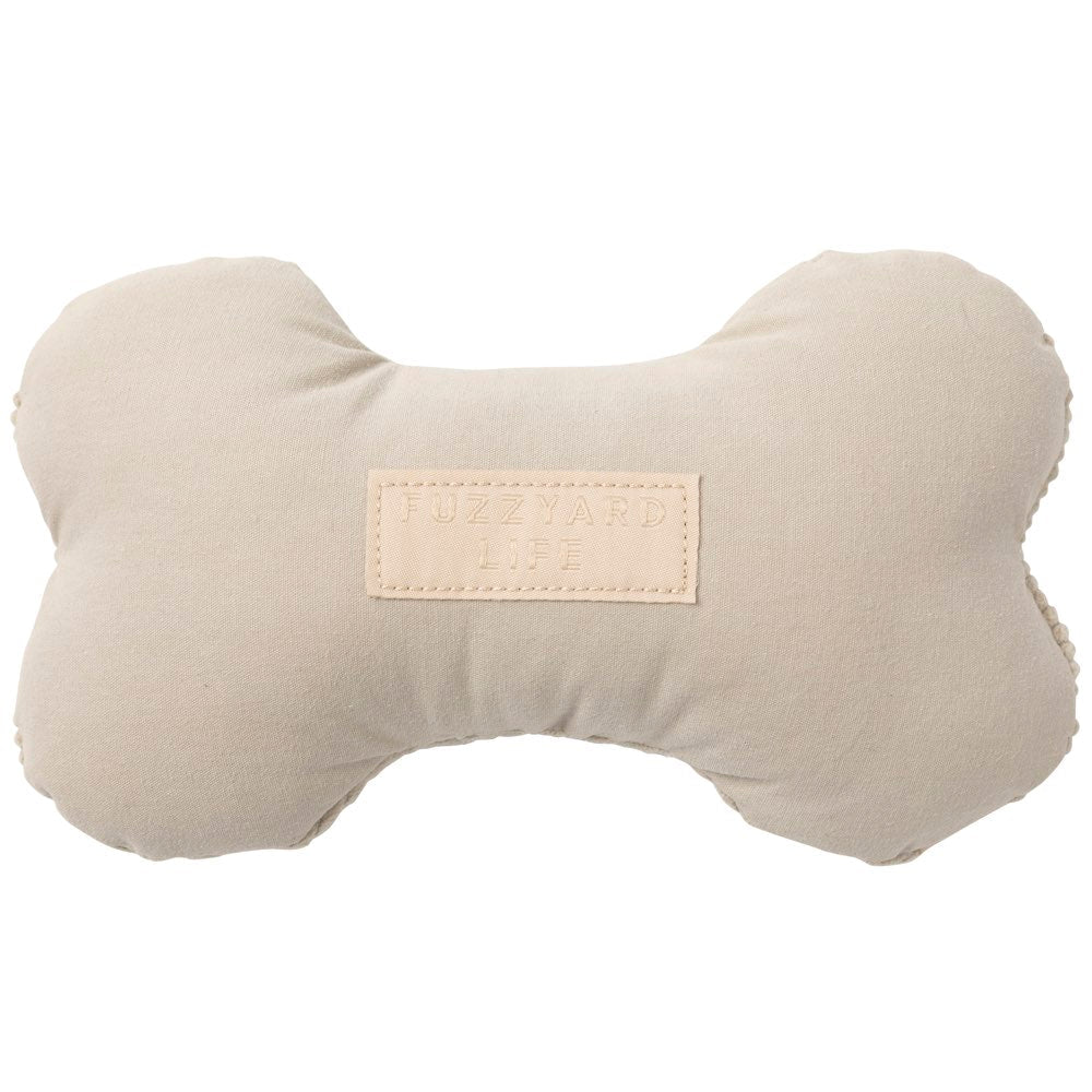 15% OFF: FuzzYard Life Bone Plush Dog Toy (Sandstone)