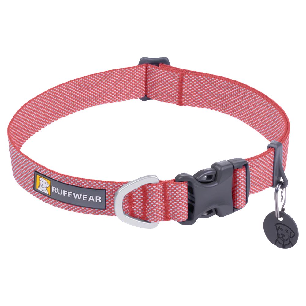 Ruffwear Hi & Light Lightweight Minimal Dog Collar (Salmon Pink)